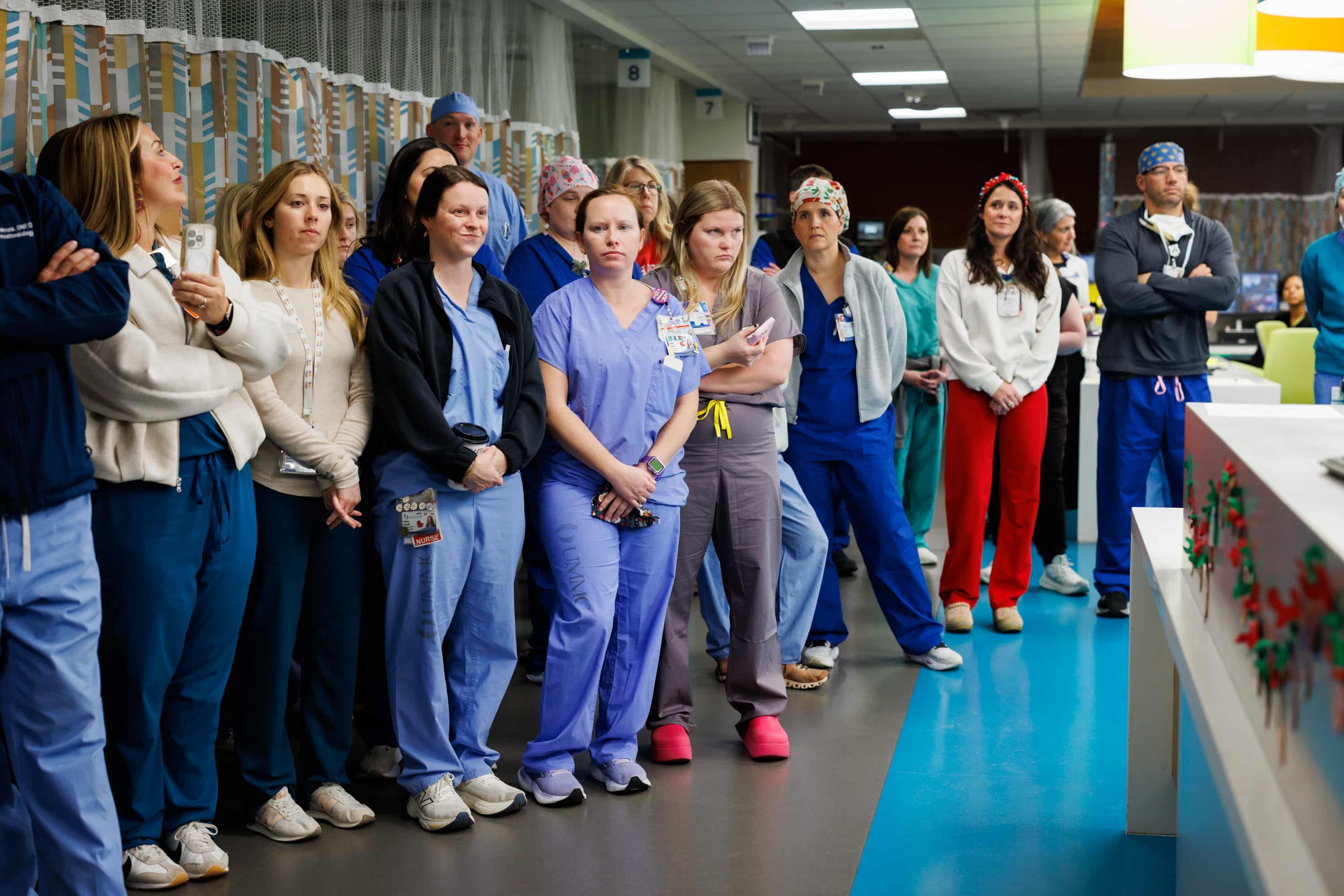 Kristin Cox Painting Dedication Crowd